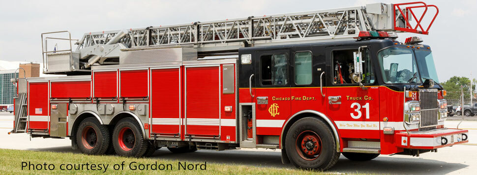 Chicago Fire Department Spartan Truck 31 courtesy of Gordon Nord