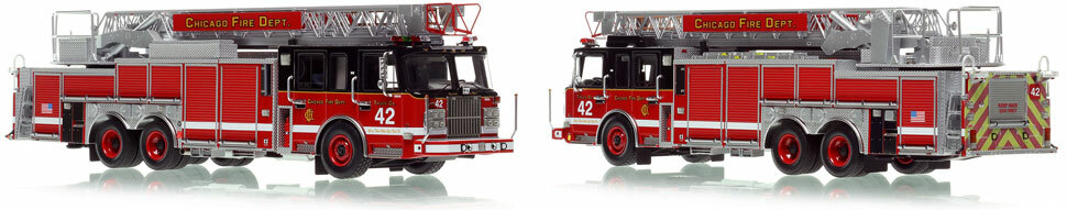 Chicago's Spartan 103' Truck 42 is hand-crafted and intricately detailed.