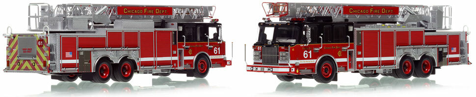 Chicago's Spartan 103' Truck 61 is hand-crafted and intricately detailed.