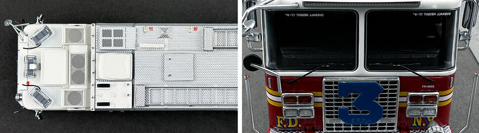 1:50 scale FDNY 2019 Ferrara Rescue 3 close up pictures 13-14