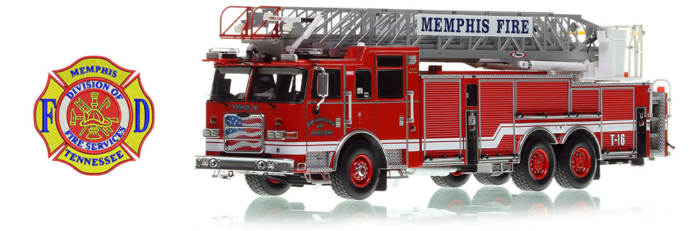 Order your Memphis Fire Department 2018 Pierce Arrow XT 100' Truck 16 today!