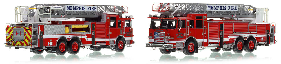 Memphis Pierce Arrow XT Truck 16 scale model is hand-crafted and intricately detailed.