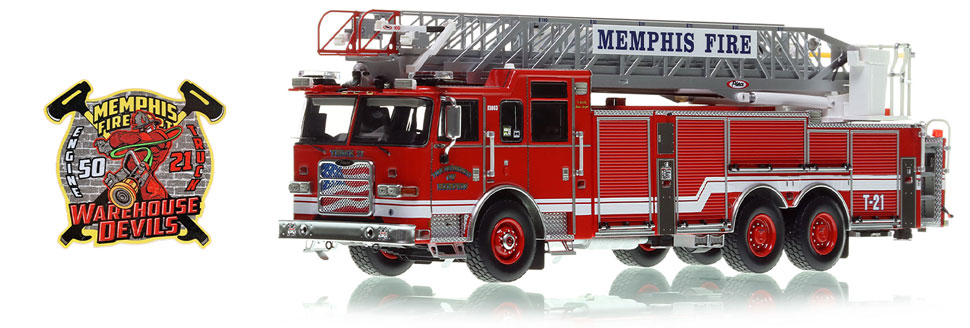 Order your Memphis Fire Department 2020 Pierce Arrow XT 100' Truck 21 today!