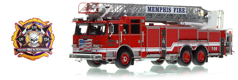 Order your Memphis Fire Department 2014 Pierce Arrow XT 100' Truck 24 today!