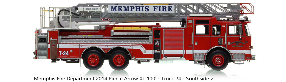 Order your Memphis Fire Department 2014 Pierce Arrow XT 100' Truck 24 today!