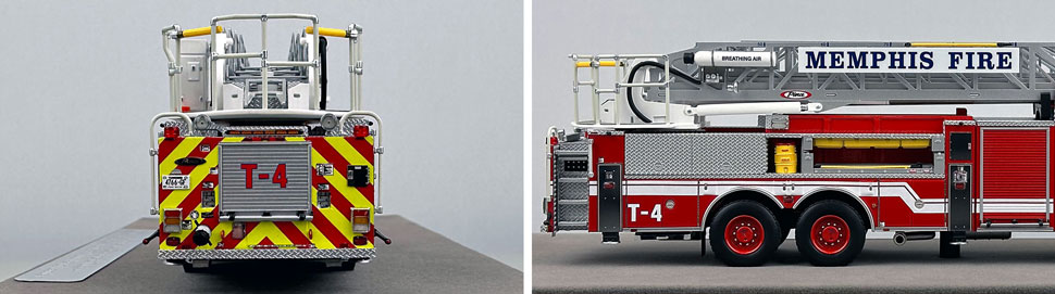 Closeup pictures 9-10 of the Memphis Fire Department Pierce Truck 4 scale model