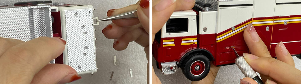 FDNY 2006 Mack MR/Ferrara Decontamination Unit Scale Model Assembly Pictures 1-2 FDNY 2006 Mack MR/Ferrara Decontamination Unit Scale Model Assembly Pictures 1-2