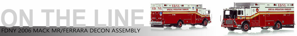 FDNY 2006 Mack MR/Ferrara Decontamination Unit scale model assembly pictures FDNY 2006 Mack MR/Ferrara Decontamination Unit scale model assembly pictures