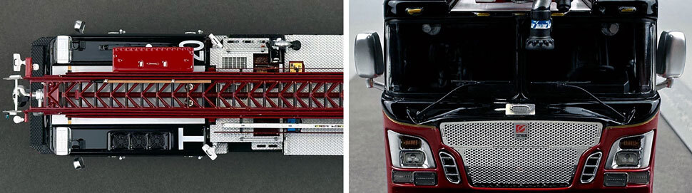 Closeup pictures 13-14 of St. Louis Fire Department Spartan/Smeal Truck 20 scale model