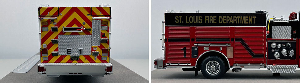 St. Louis Fire Department Spartan/Smeal Engine 1 scale model close up pictures 9-10