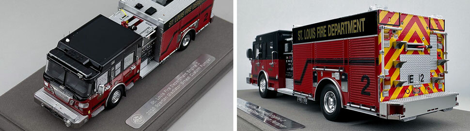 St. Louis Fire Department Spartan/Smeal Engine 2 scale model close up pictures 7-8