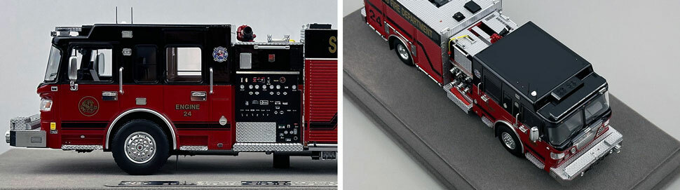 St. Louis Fire Department Spartan/Smeal Engine 24 scale model close up pictures 5-6