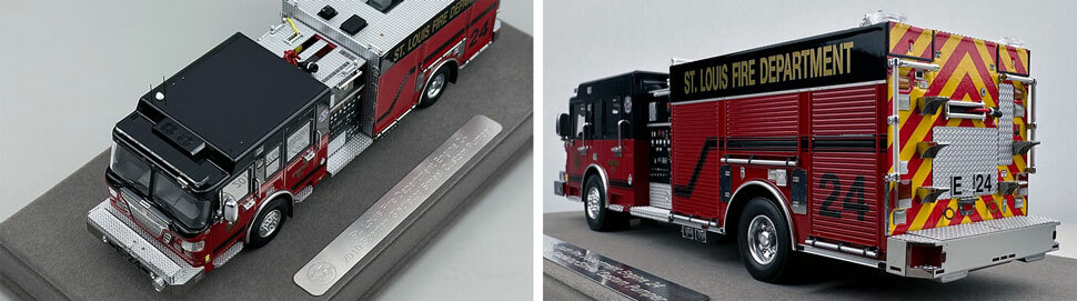 St. Louis Fire Department Spartan/Smeal Engine 24 scale model close up pictures 7-8