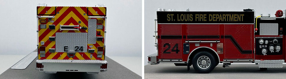 St. Louis Fire Department Spartan/Smeal Engine 24 scale model close up pictures 9-10