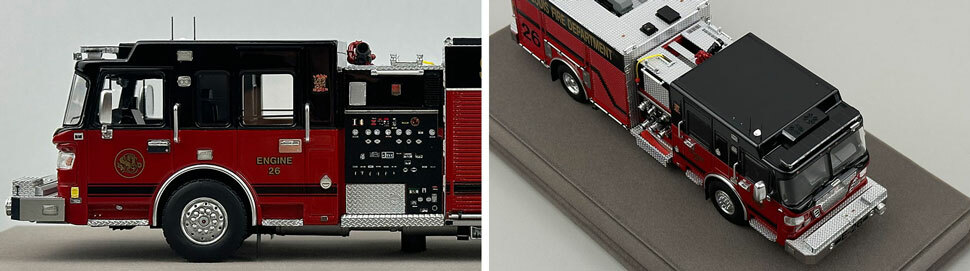 St. Louis Fire Department Spartan/Smeal Engine 26 scale model close up pictures 5-6