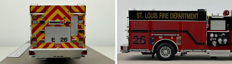 St. Louis Fire Department Spartan/Smeal Engine 26 scale model close up pictures 9-10