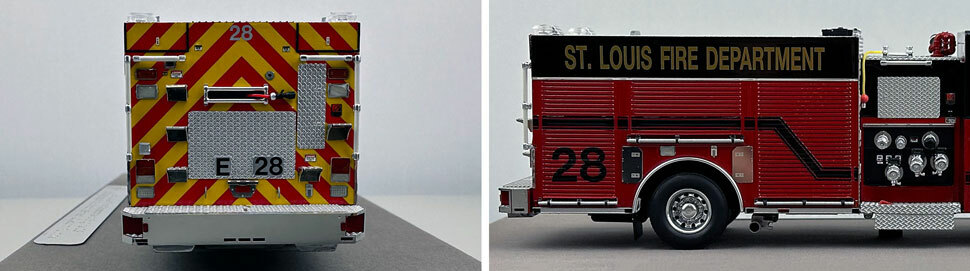 St. Louis Fire Department Spartan/Smeal Engine 28 scale model close up pictures 9-10