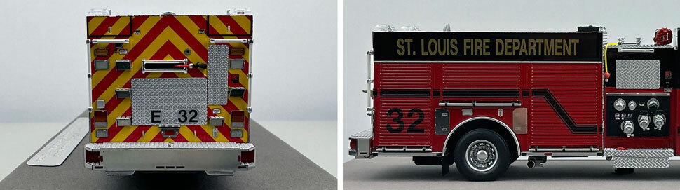 St. Louis Fire Department Spartan/Smeal Engine 32 scale model close up pictures 9-10