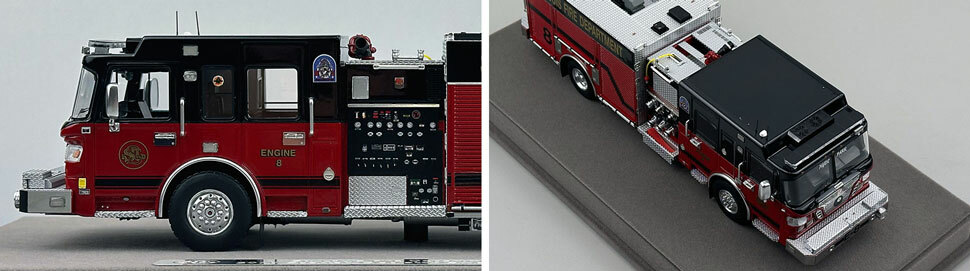 St. Louis Fire Department Spartan/Smeal Engine 8 scale model close up pictures 5-6