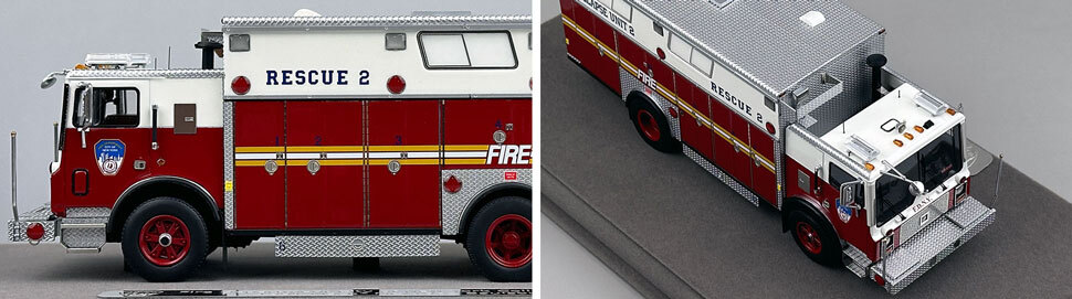 1:50 scale FDNY 1991 Mack MC Collapse Rescue 2 close up pictures 5-6
