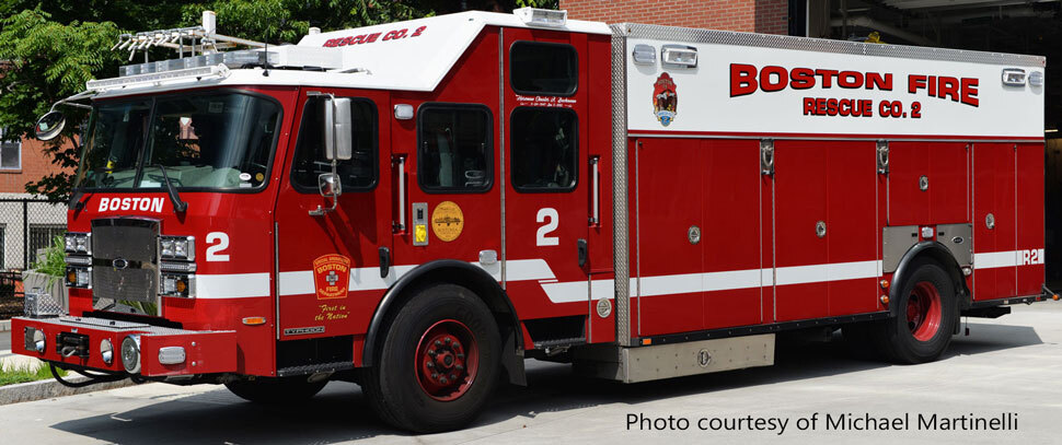 Boston Fire Department Rescue 2 courtesy of Michael Martinelli