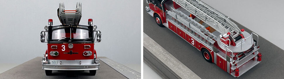 Closeup pics 1-2 of Chicago Fire Department ALF Truck 3 scale model