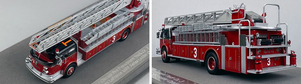 Closeup pics 7-8 of Chicago Fire Department ALF Truck 3 scale model