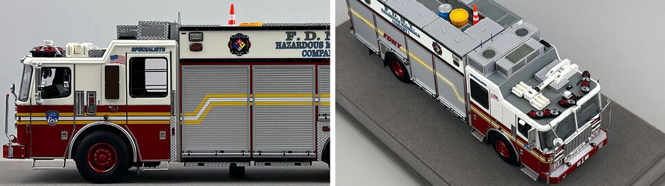 1:50 scale FDNY 2013 Ferrara Haz-Mat 2nd Piece close up pictures 5-6