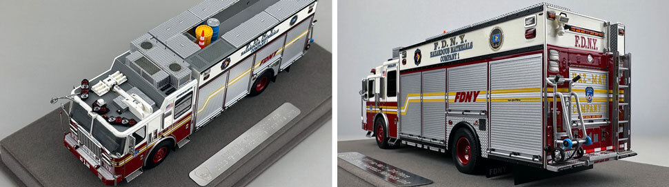 1:50 scale FDNY 2013 Ferrara Haz-Mat 2nd Piece close up pictures 7-8