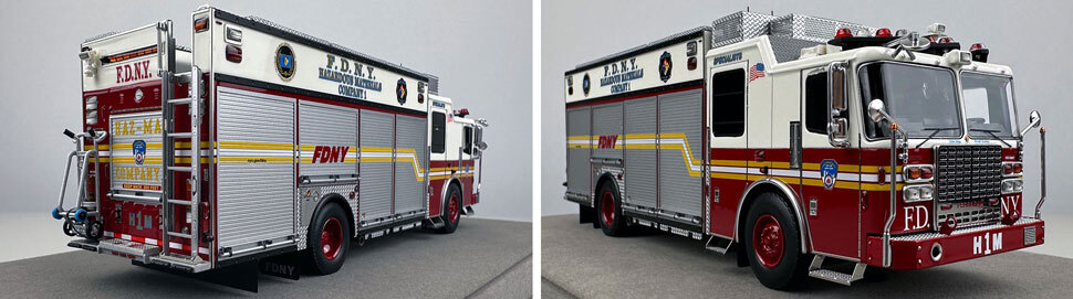 1:50 scale FDNY 2013 Ferrara Haz-Mat 2nd Piece close up pictures 11-12