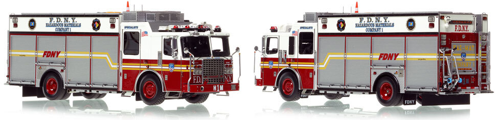 FDNY's 2013 Ferrara Haz-Mat 2nd Piece is a museum grade 1:50 scale model