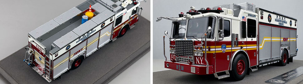 1:50 scale FDNY 2014 Ferrara Haz-Mat 1 close up pictures 3-4