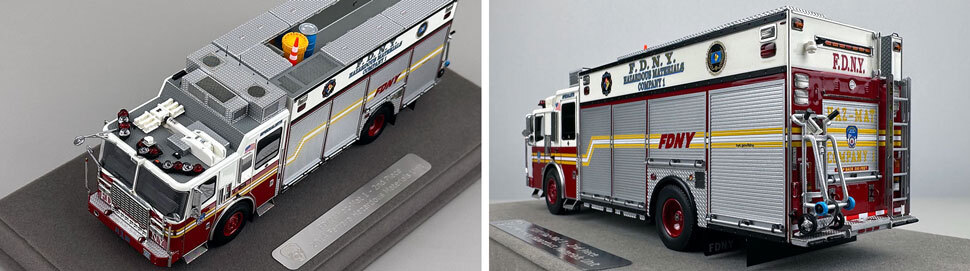 1:50 scale FDNY 2014 Ferrara Haz-Mat 1 close up pictures 7-8