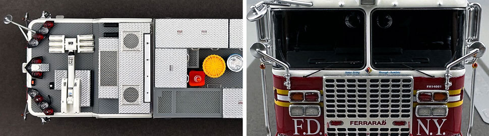 1:50 scale FDNY 2014 Ferrara Haz-Mat 1 close up pictures 13-14