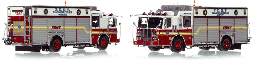 FDNY's 2014 Ferrara Haz-Mat 2nd Piece is a museum grade 1:50 scale model