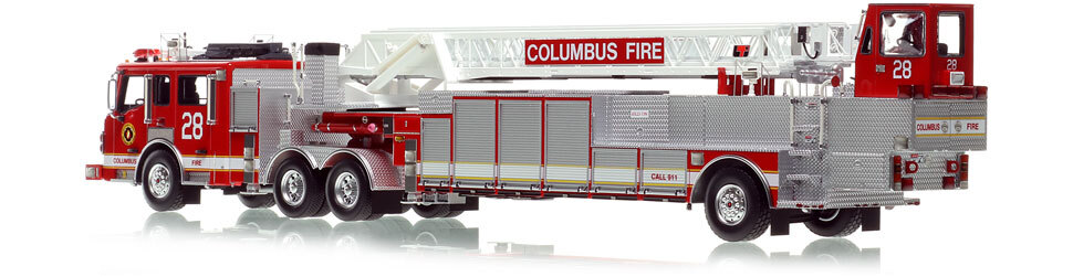 Columbus American LaFrance Eagle Ladder 28 is limited in production to only 40 units.
