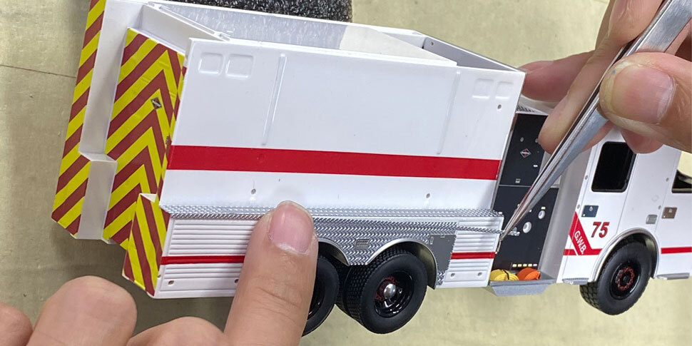 Assembly of Port Authority Engine 75 - G.W.B
