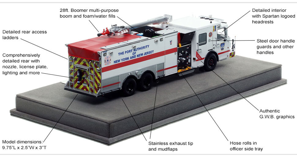Port Authority of NY and NJ - 2018 Spartan Gladiator Star Pumper/Tanker - G.W.B