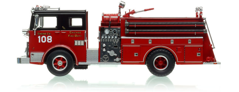 1:50 scale Chicago 1974 Mack MB Engine Co. 108