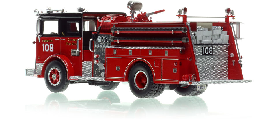 1:50 scale Chicago 1974 Mack MB Engine Co. 108