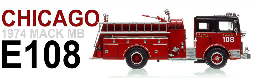 1:50 scale Chicago 1974 Mack MB Engine Co. 108