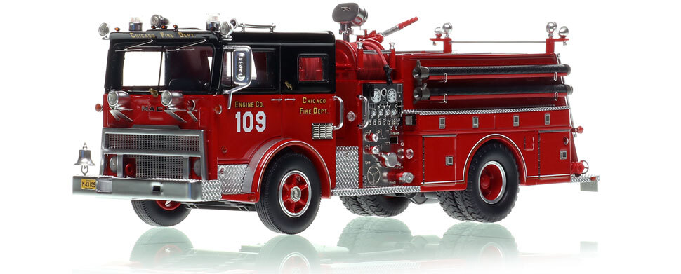 1:50 scale Chicago 1974 Mack MB Engine Co. 109