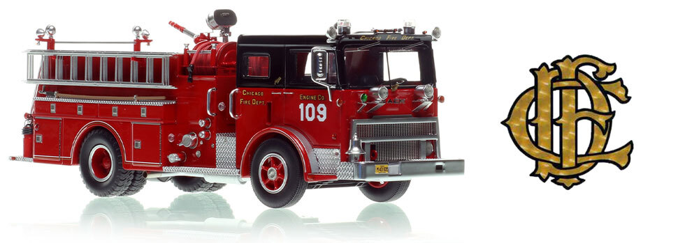 1:50 scale Chicago 1974 Mack MB Engine Co. 109