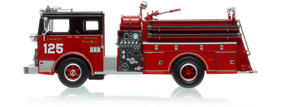1:50 scale Chicago 1974 Mack MB Engine Co. 125