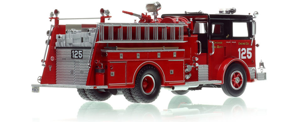 1:50 scale Chicago 1974 Mack MB Engine Co. 125