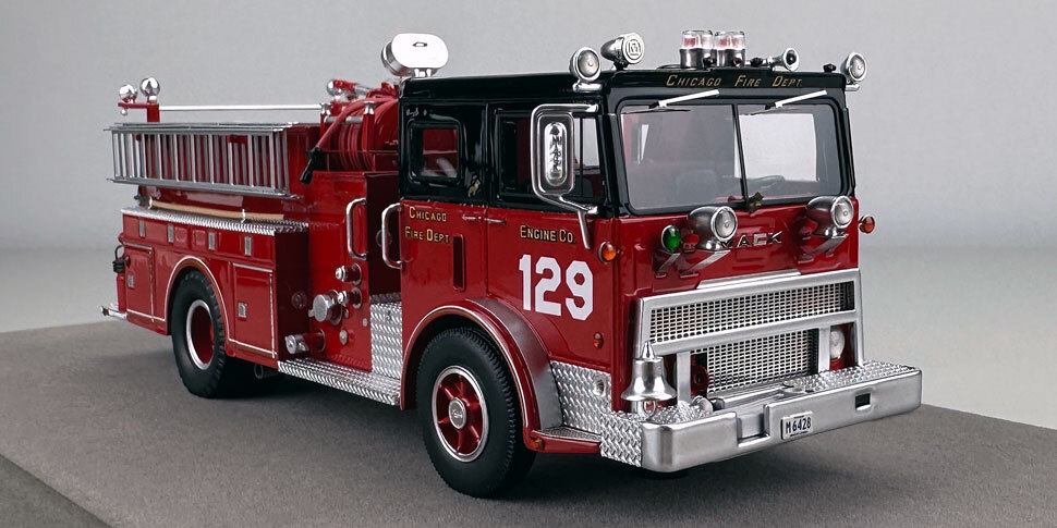 1:50 scale Chicago 1974 Mack MB Engine Co. 129