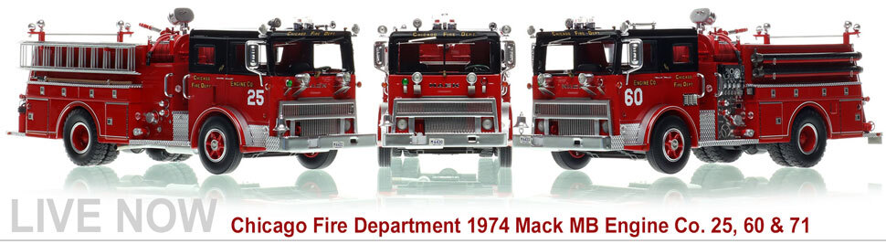 Now accepting orders for Chicago's Classic Mack MB Engines 25, 60 and 71. Scroll down to order!