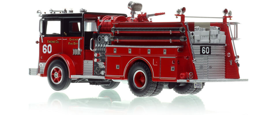 1:50 scale Chicago 1974 Mack MB Engine Co. 60