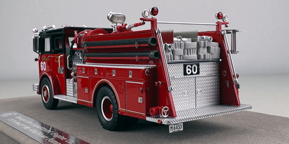 1:50 scale Chicago 1974 Mack MB Engine Co. 60
