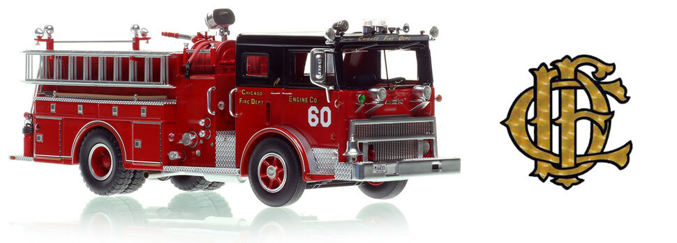 1:50 scale Chicago 1974 Mack MB Engine Co. 60